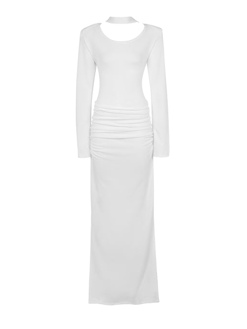 Noelle Maxi Dress- White