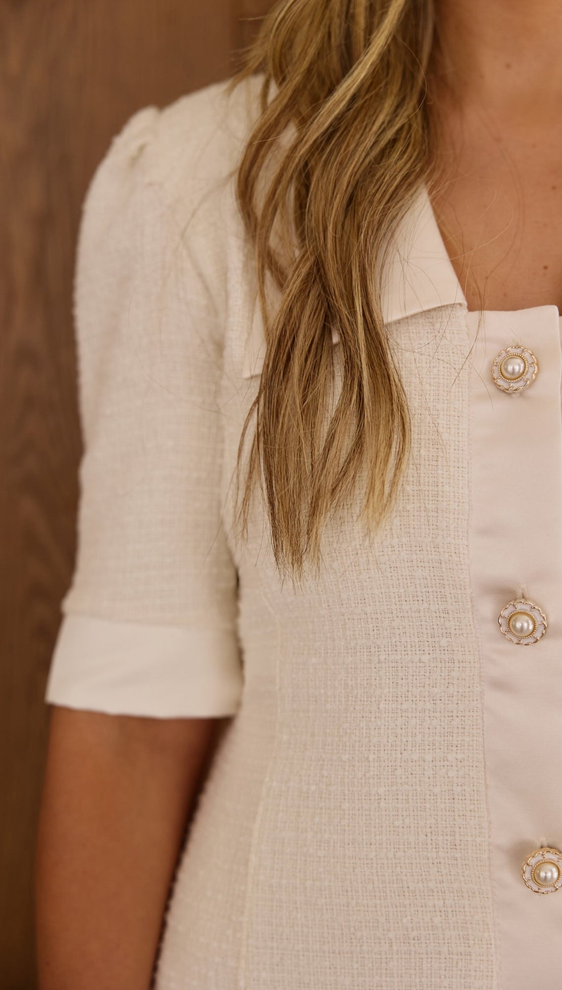 DIANA DRESS-CREAM