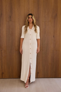 DIANA DRESS-CREAM