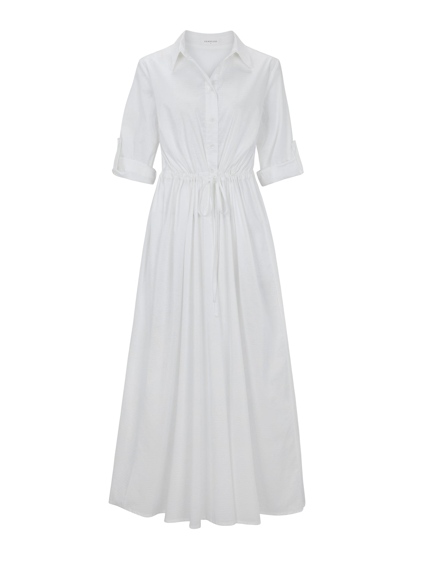 Elara Dress White