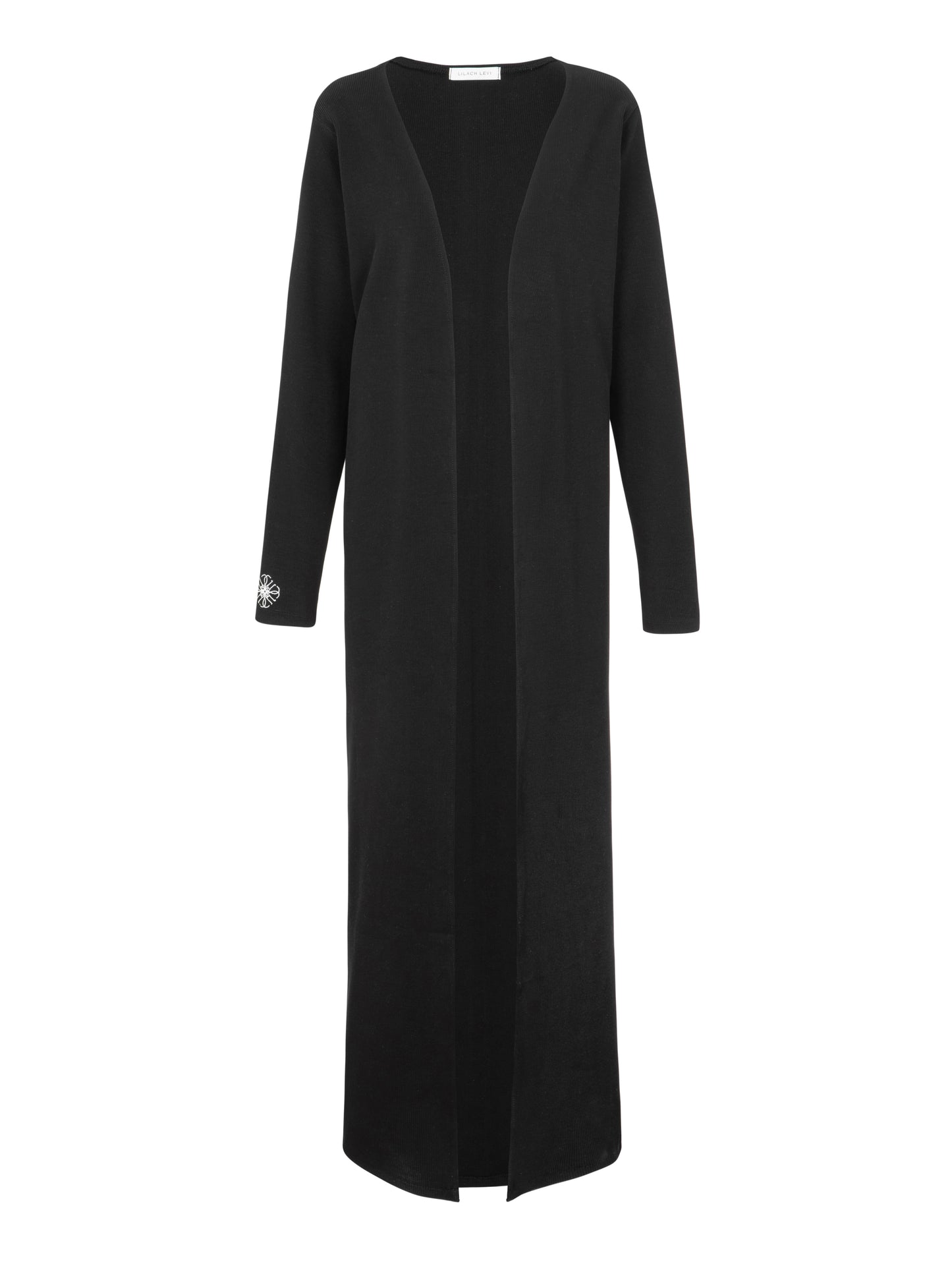 Black Ribbed Long Twin Set