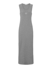 Grey Ribbed Long Twin Set