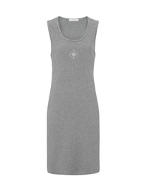 Grey Ribbed Short Twin Set