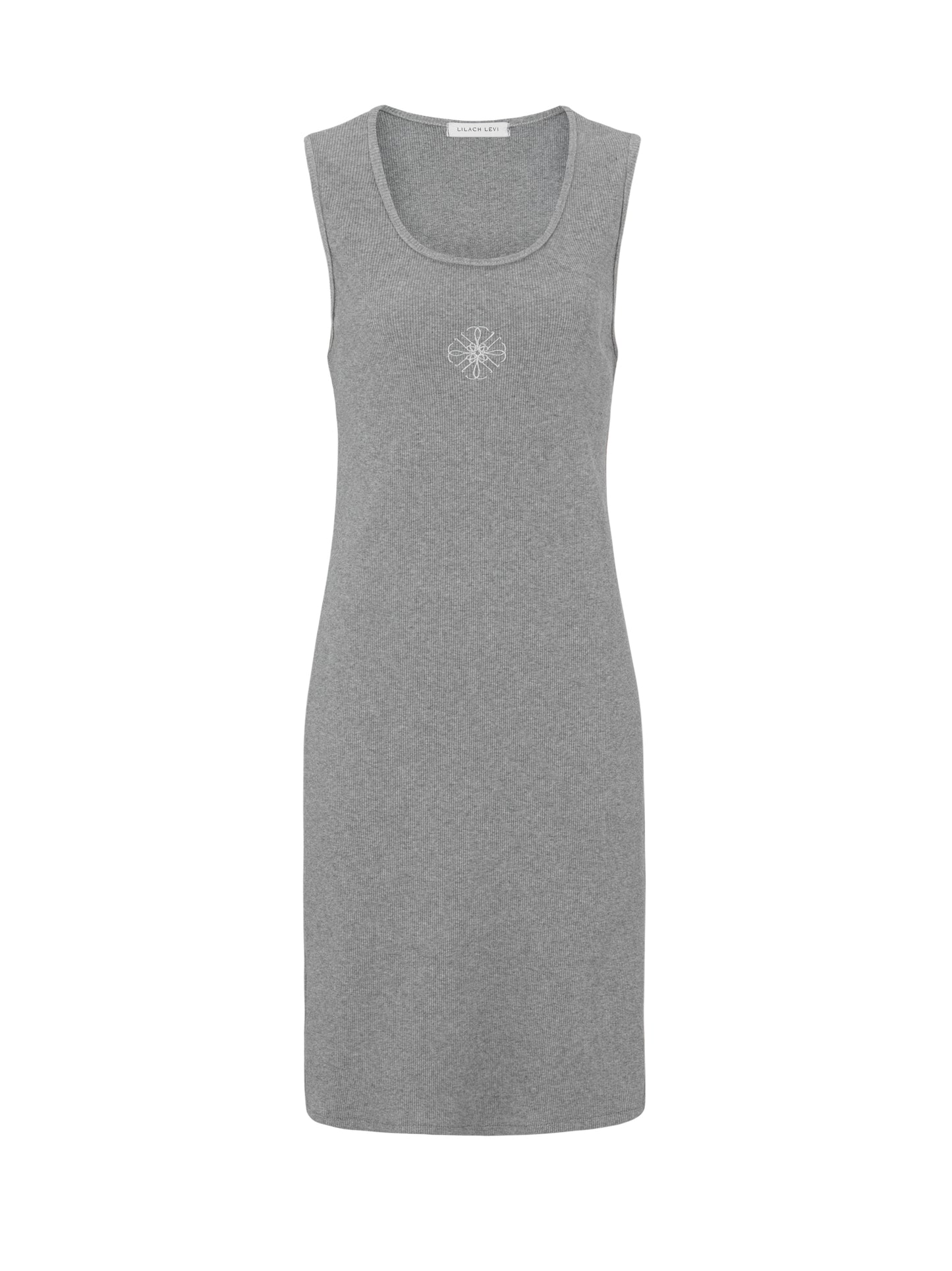 Grey Ribbed Short Twin Set